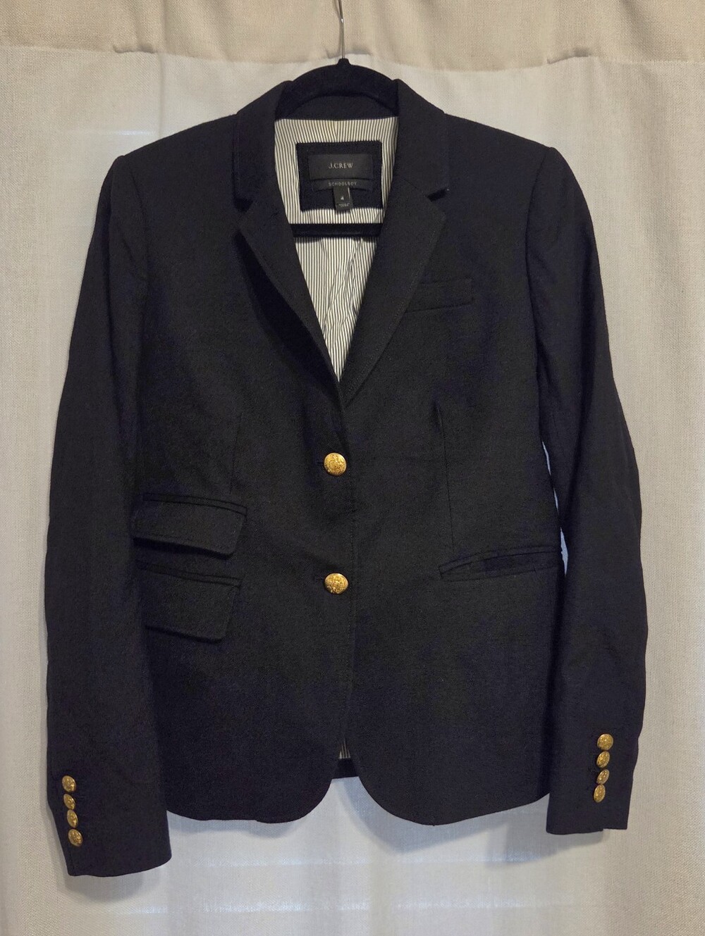 J. Crew Black Schoolboy Blazer 4